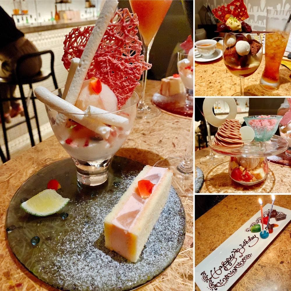 チョコレートとパフェ そしてお酒 フロランタン