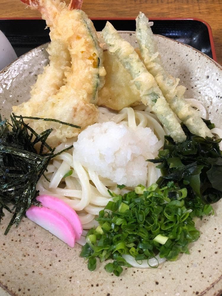 手打ちうどん 白滝