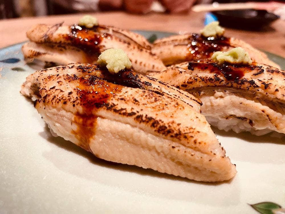 あなごや 炭火 ざく