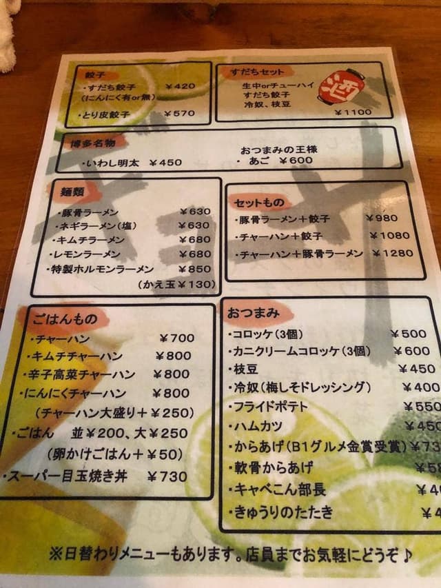 すだち餃子のジャジャ - サブ画像1