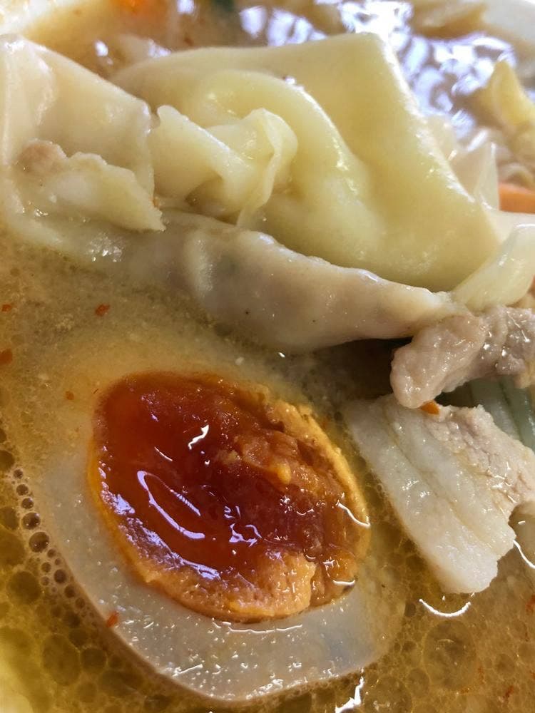 郡山駅前ラーメン 角麺