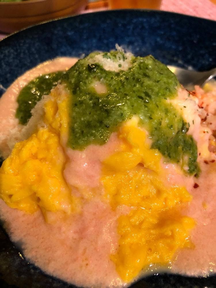 たらこに卵