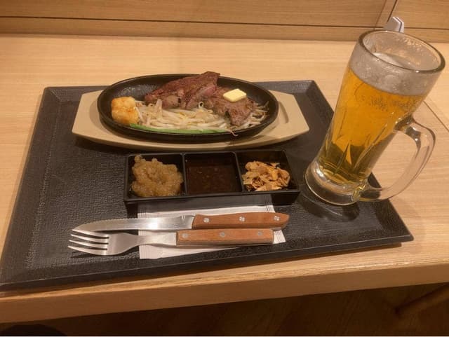 1ポンドのステーキ ハンバーグ タケル 阪急三番街店 - サブ画像3
