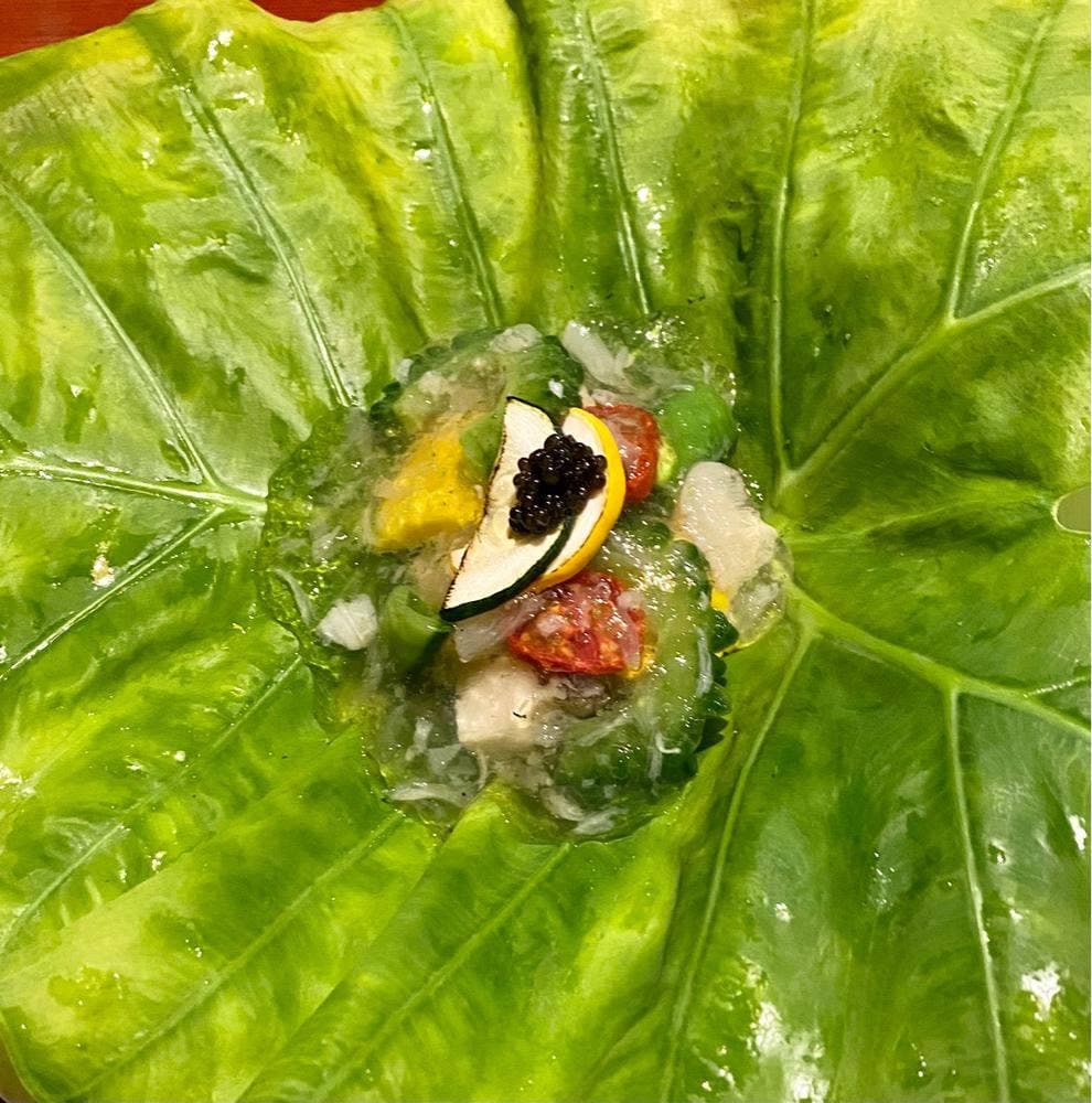 温泉山荘 だいこんの花