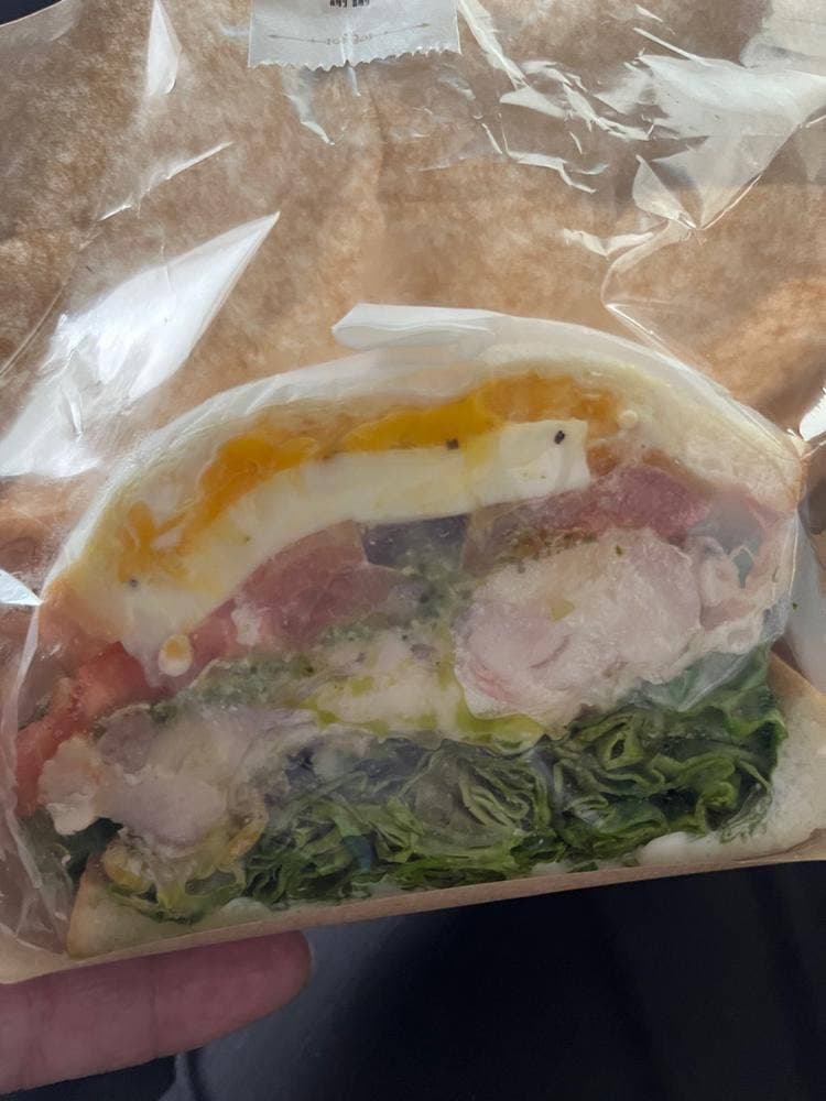 cafe TRAINNO sandwich YOKOGAWA
