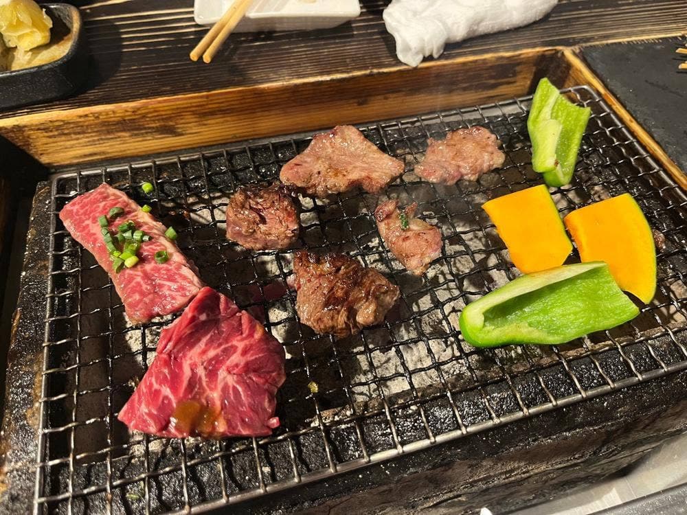 炭焼七輪と大和牛 とりこ