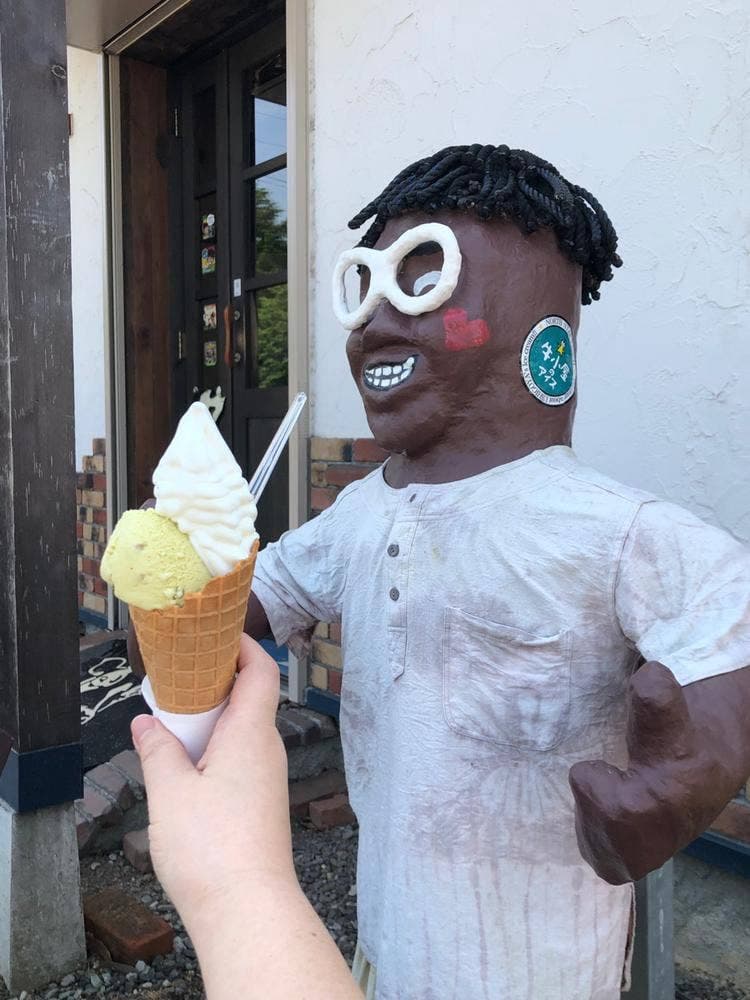 牛小屋のアイス