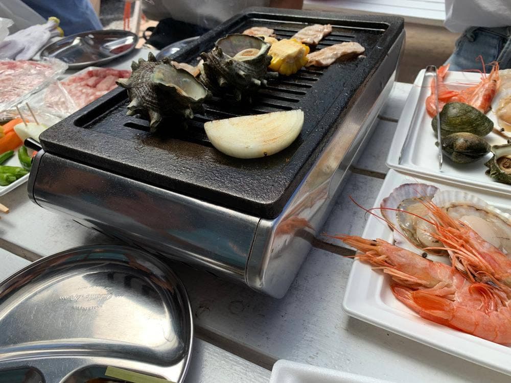 晴れパーク たてやま 浜焼きBBQ