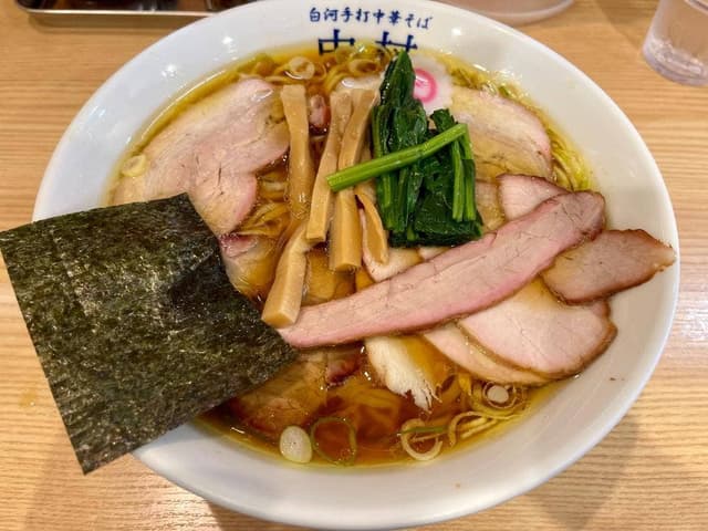 白河手打中華そば 中村 - サブ画像2