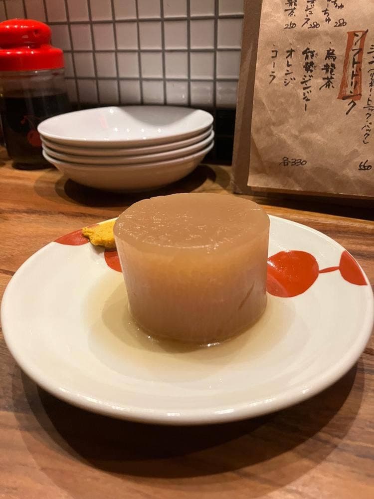 おでんと、アジフライ。
