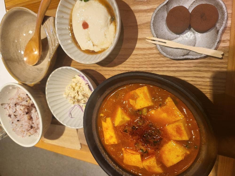 豆と餅