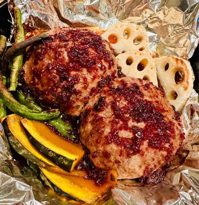 鉄焼青なんバーグ まるにし - サブ画像2