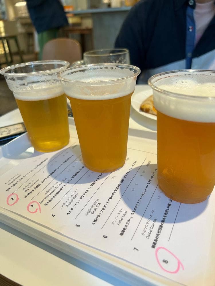 2杯目のビール。