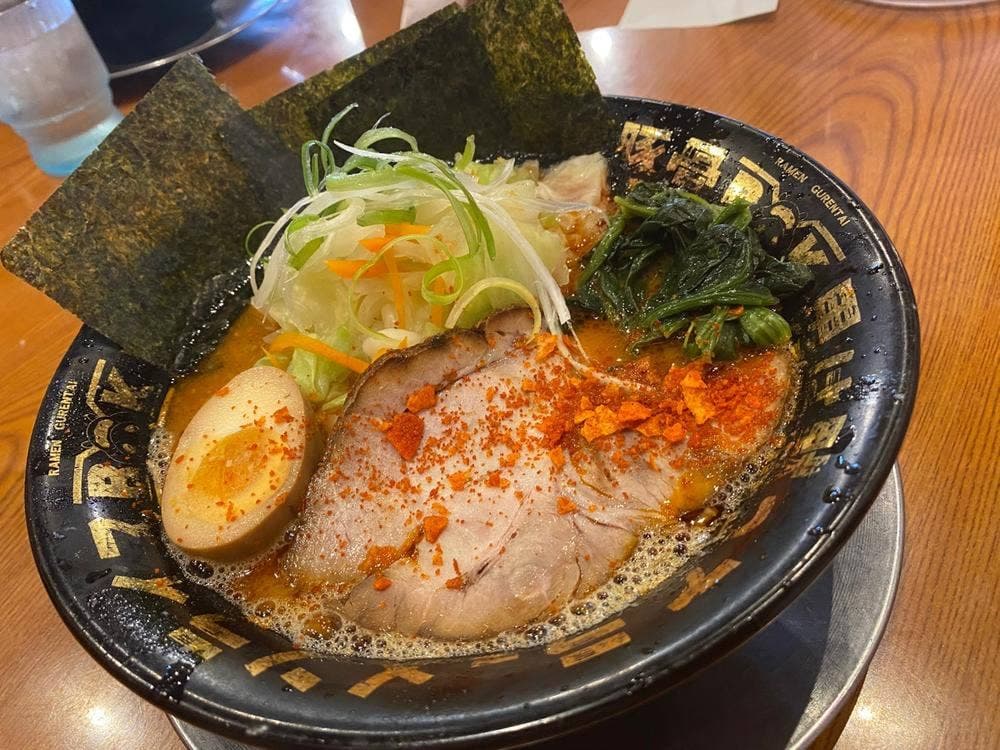 九州の濃厚醤油豚骨ラーメン馬力屋 菊陽店