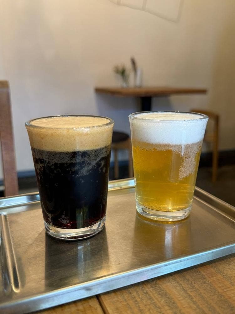 お菓子と麦酒