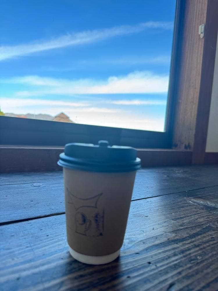 コーヒーとタープ
