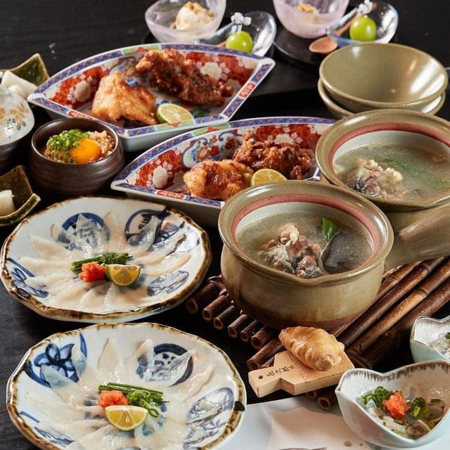 パインすっぽん泳ぎ虎ふぐ懐石 福飯 - サブ画像2