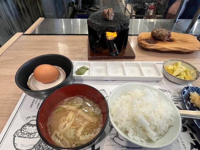 ハンバー牛定食 トラブミート - サブ画像2