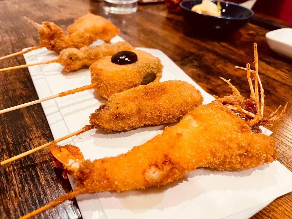 串揚とSAKE ハッピーアワー