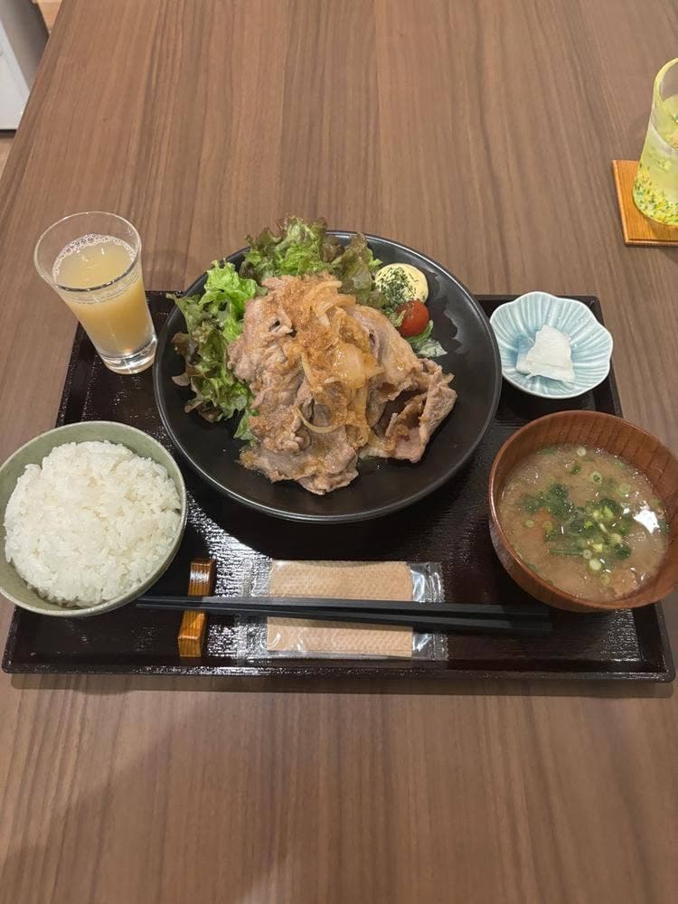 しょうが焼き 花緑青