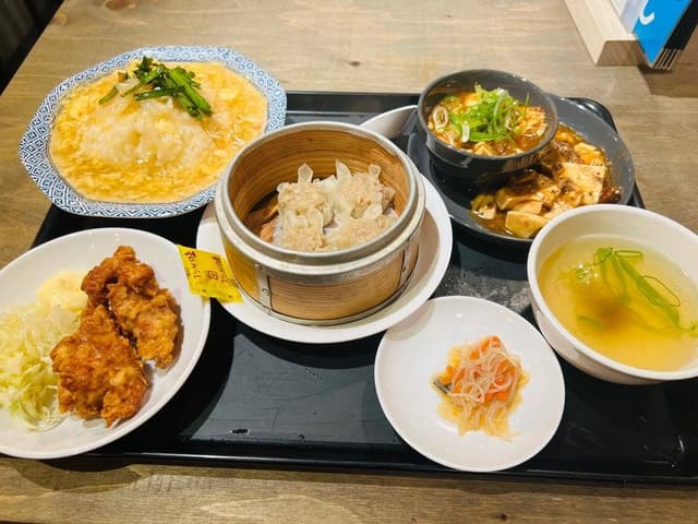 天津飯と米焼売 - サブ画像1