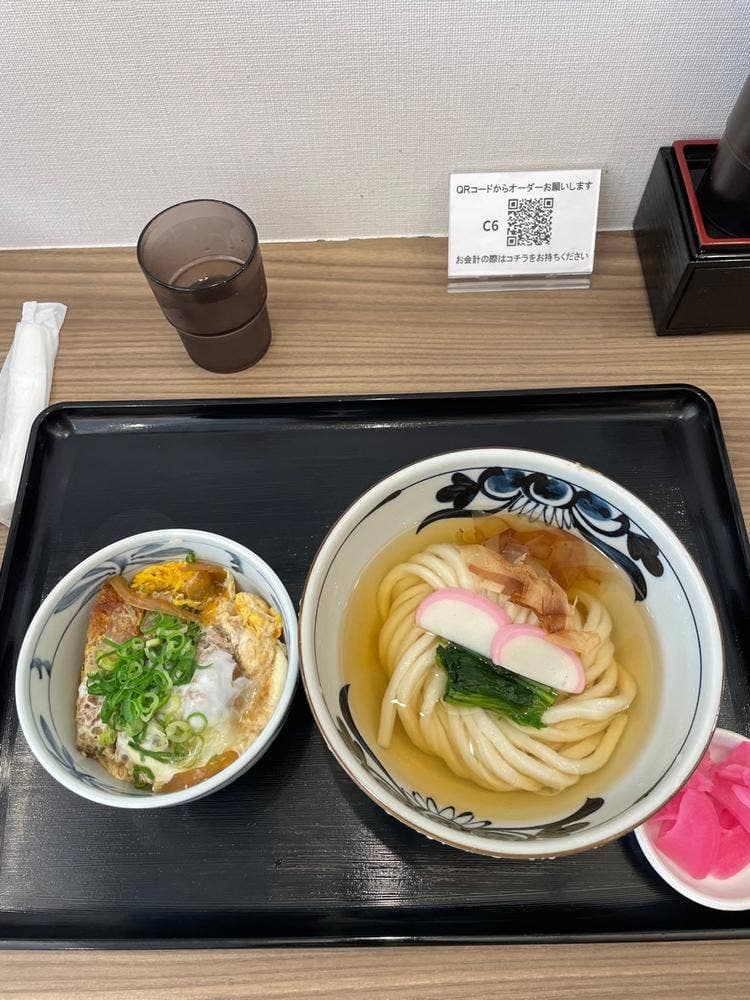 うどん カツ丼 一丁