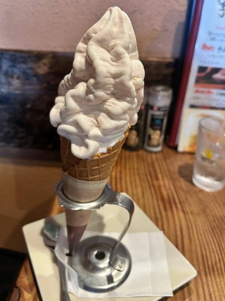 村のソフトクリーム mokumoku