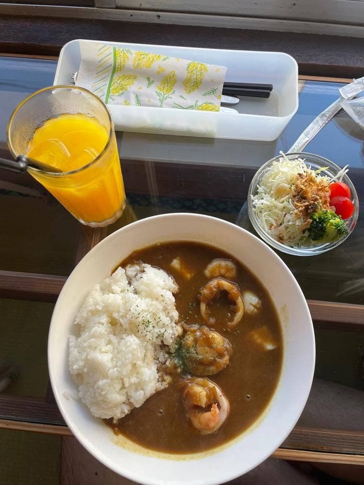 直島カフェ コンニチハ
