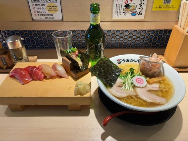 鮨とラーメン うおがしや みなとみらい一番街 - サブ画像3