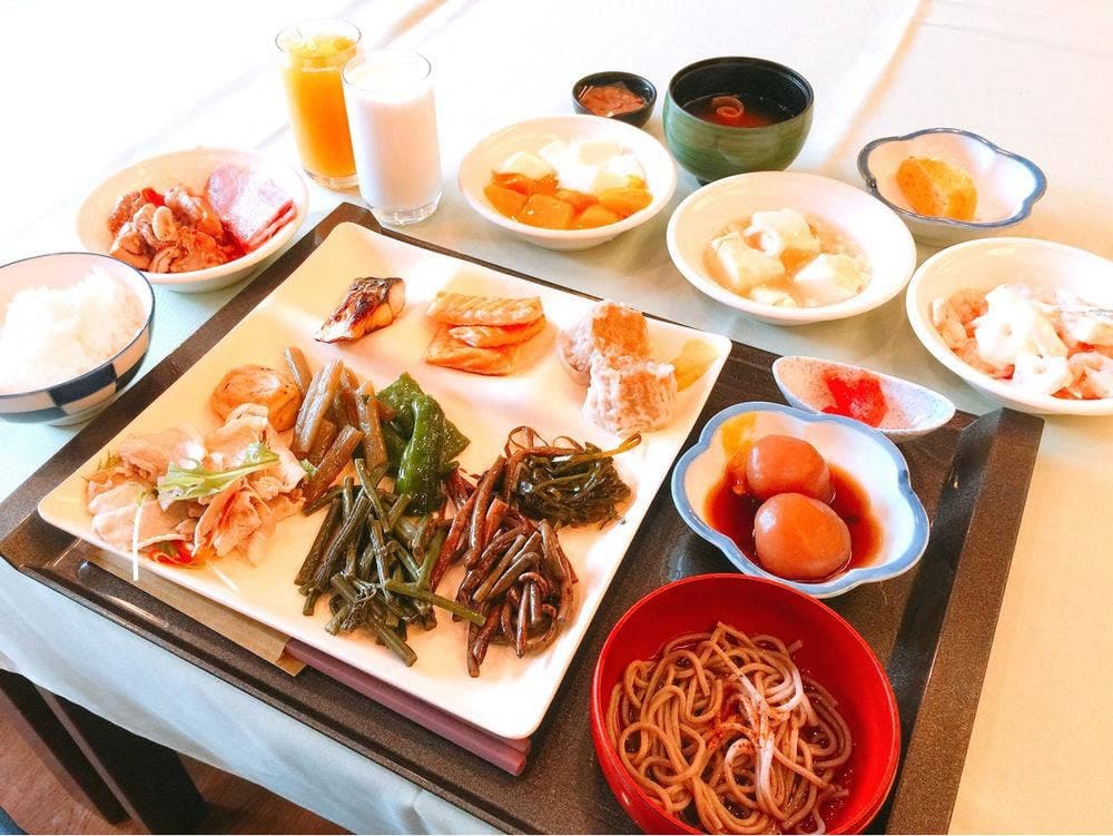 ほほえみの宿 滝の湯 朝食会場