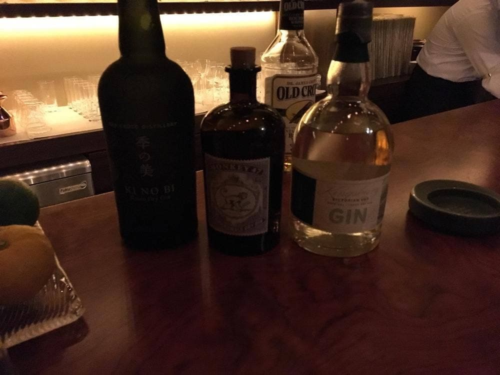at the bar.