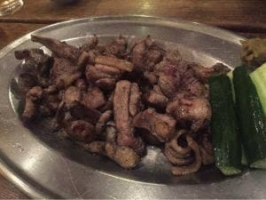海で魚を食べる鳥