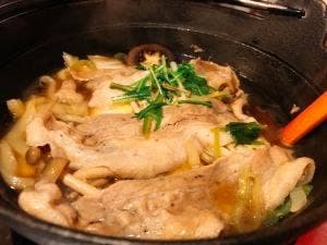 青山旅館 石段うどん