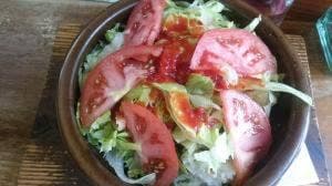 しまぶくろさんのもとぶタコライス しましま