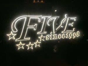 Bar five