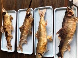 日田鮎やな場茶屋