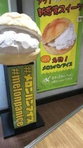 世界で2番めにおいしい焼きたてメロンパンアイス 南条SA上り線店