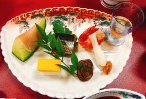 新甲子温泉 元湯 大露天風呂 みやま荘 お食事処