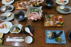 温泉旅館水月 食事処