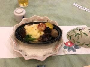 夕景湖畔 すいてんかく