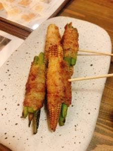 野菜肉巻き串 ぐるり 天五店