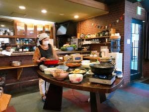 山水グローバルイン 朝食会場