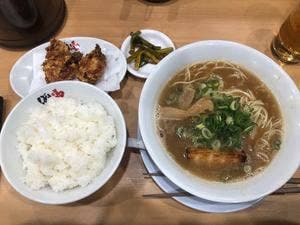 濃厚豚骨醤油ラーメン ばり嗎 倉敷市役所前店