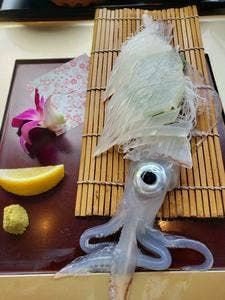 西浦 イカ活造り 波平