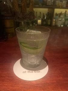 at the bar.