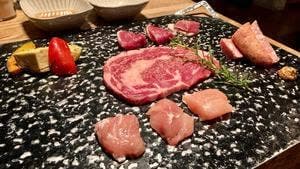 charcoal steak BRASS