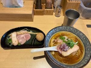 地鶏と金目鯛中華そば 榊