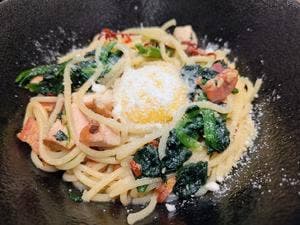 北海道小麦の生パスタ 麦と卵 三鷹店