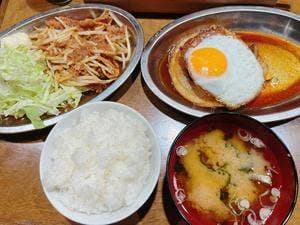 幸せの叉焼生姜焼き肉