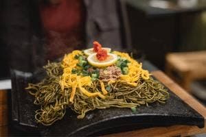 瓦そば柳屋 山口一の坂川店